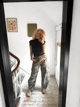 Army balloon jeans camo, volledige outfit